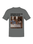 Split the Bill Classic Art Meme Men's T-shirt