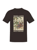 When 4:20PM Art Style Humor Men's T-shirt