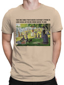 Casual Family Photo Chaos Men's T-shirt