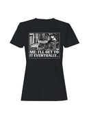 Procrastination Humor: Chaplin Style Women's T-shirt