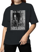 When the WiFi Goes Down Humor Women's T-shirt
