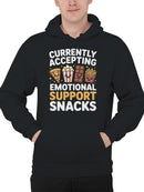 Emotional Support Snack Squad Men's Hoodie