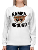 Cool Ramen Noodles Bowl Fun Women's Sweatshirt