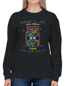 Kimchi is Life Neon Women's Sweatshirt