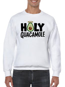 Holy Guacamole Avocado Halo Men's Sweatshirt