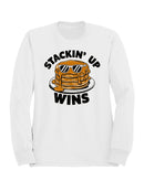 Stackin' Up Wins Pancake Fun Men's Sweatshirt