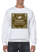Taco Ouija Board Men's Sweatshirt