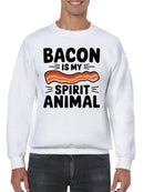 Bacon is My Spirit Animal Men's Sweatshirt