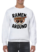 Cool Ramen Noodles Bowl Fun Men's Sweatshirt