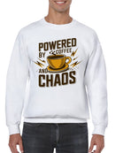 Energized by Coffee and Chaos Men's Sweatshirt