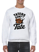 Cheerful Potato Chef Men's Sweatshirt