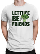 Lettuce Be Friends Cartoon Art Men's T-shirt