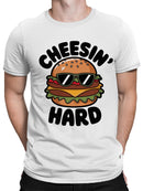 Cheesin' Hard Burger Fun Men's T-shirt