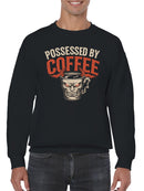 Possessed by Coffee Demon Mug Men's Sweatshirt