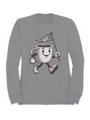 Energetic Caffeine Cup Character Men's Sweatshirt