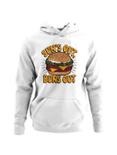 Sun's Out, Buns Out Burger Fun Women's Hoodie