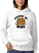 Stackin' Up Wins Pancake Fun Women's Hoodie