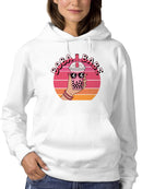 Boba Babe Retro Vibe Women's Hoodie