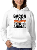 Bacon is My Spirit Animal Women's Hoodie