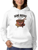 Send Noods Funny Ramen Art Women's Hoodie