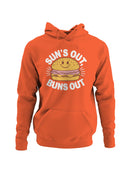 Sun’s Out, Buns Out Burger Men's Hoodie