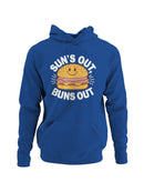 Sun’s Out, Buns Out Burger Men's Hoodie