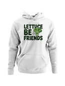 Lettuce Be Friends Cartoon Art Men's Hoodie