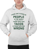 Taco Lovers Humor Quote Men's Hoodie