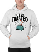 Let’s Get Toasted Toaster Art Men's Hoodie