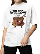 Send Noods Funny Ramen Art Women's T-shirt
