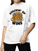 Stackin' Up Wins Pancake Fun Women's T-shirt