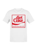 Officially Licensed Diet Coke Classic Men's T-shirt