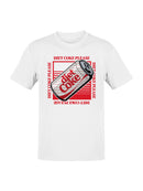 Officially Licensed Diet Coke Please Men's T-shirt