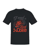 Officially Licensed Diet Coke Need a Diet Coke Retro Men's T-shirt