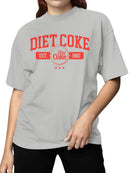 Officially Licensed Diet Coke Est. 1982 Red Women's T-shirt