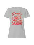 Officially Licensed Diet Coke Need a Diet Coke Vintage Women's T-shirt