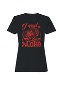 Officially Licensed Diet Coke Need a Diet Coke Vintage Women's T-shirt