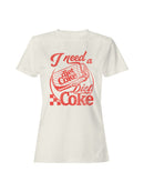 Officially Licensed Diet Coke Need a Diet Coke Vintage Women's T-shirt