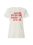 Officially Licensed Diet Coke Just for the Taste of Diet Coke Women's T-shirt