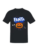 Officially Licensed Fanta Fanta Halloween Pumpkin Design Men's T-shirt