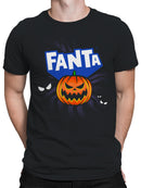 Officially Licensed Fanta Fanta Halloween Pumpkin Design Men's T-shirt