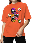 Officially Licensed Fanta Spooky Fanta Cans Halloween Women's T-shirt