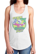 Officially Licensed Icee Stick Out Your Tongue Fun Women's Racerback Tank
