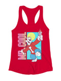 Officially Licensed Icee Mr. Cool Bear Fun Retr Women's Racerback Tank