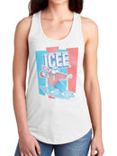 Officially Licensed Icee Polar Bear Surfing Chill Women's Racerback Tank