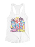 Officially Licensed Icee Retro Chill Vibes Women's Racerback Tank