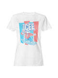 Officially Licensed Icee Polar Bear Surfing Chill Women's T-shirt