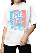 Officially Licensed Icee Polar Bear Surfing Chill Women's T-shirt
