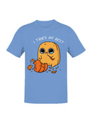 Officially Licensed Sad Nuggie Sad Pumpkin Carving Fail Men's T-shirt