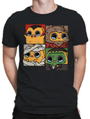 Officially Licensed Sad Nuggie Cute Monsters Halloween Cartoon Men's T-shirt